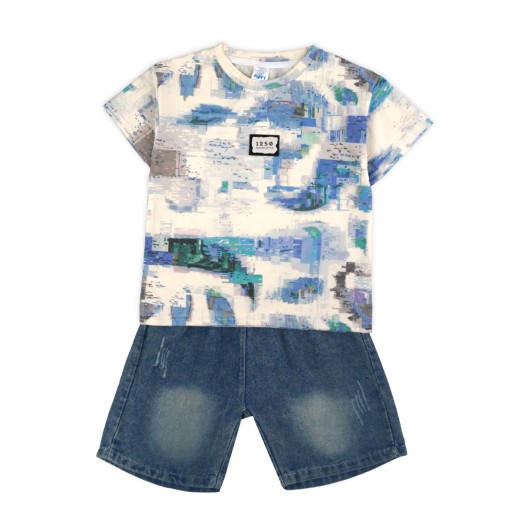 FIFFY PIXEL DRIFT T-SHIRT SUIT BAJU BAYI (2326033)