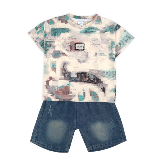 FIFFY PIXEL DRIFT T-SHIRT SUIT BAJU BAYI (2326033)