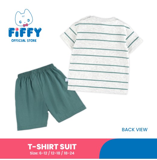 FIFFY STRIPE T-SHIRT SUIT BAJU BAYI (2326049) FIFFY STRIPE T-SHIRT SUIT BAJU BAYI (2326049)