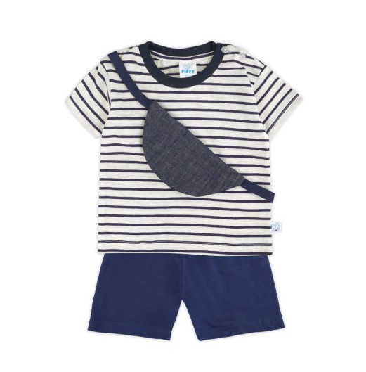 FIFFY STRIPE T-SHIRT SUIT BAJU BAYI (2326049) FIFFY STRIPE T-SHIRT SUIT BAJU BAYI (2326049)