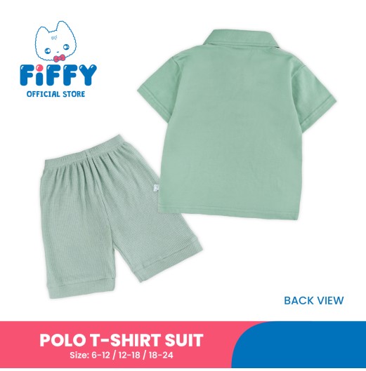 FIFFY WAFFLE POLO T-SHIRT SUIT BAJU BAYI (2326050)
