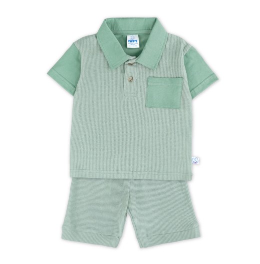 FIFFY WAFFLE POLO T-SHIRT SUIT BAJU BAYI (2326050)