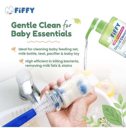 Bottle Wash - FIFFY BABY LIQUID CLEANSER GREEN TEA (400ML)