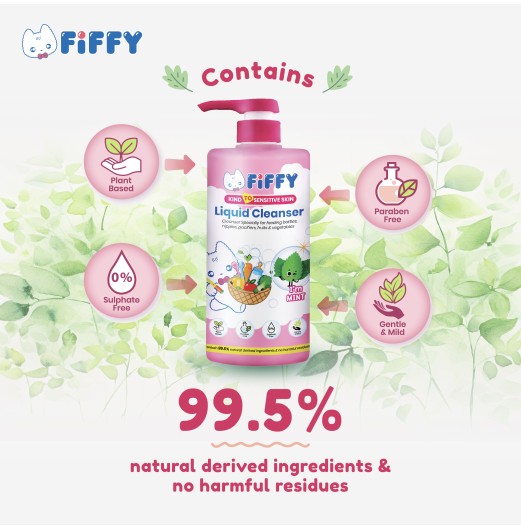 FIFFY LIQUID CLEANSER MINT FLAVOR 750ML (2533)