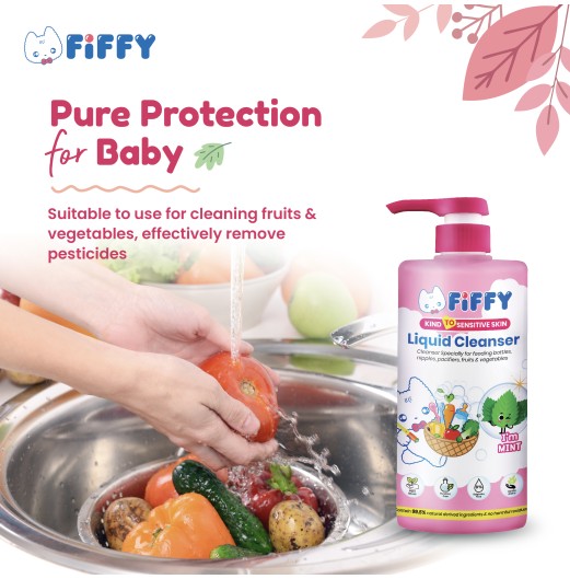 FIFFY LIQUID CLEANSER MINT FLAVOR 750ML (2533)
