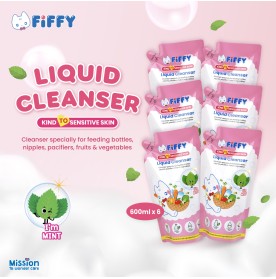 FIFFY LIQUID CLEANSER MINT REL*6 PENCUCI CECAIR (2534X6)