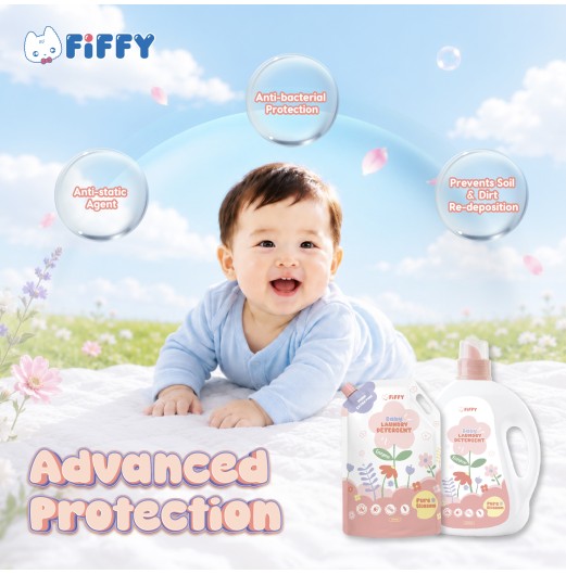 FIFFY BABY PURE BLOSSOM ENZYME LAUNDRY DETERGENT 1.6L REFILL (2558)