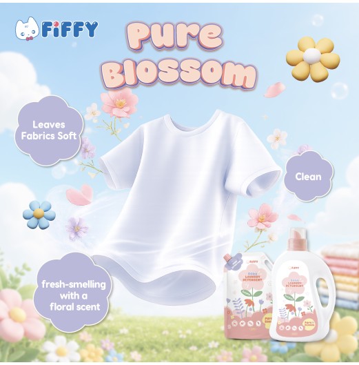 FIFFY BABY PURE BLOSSOM ENZYME LAUNDRY DETERGENT 1.6L REFILL (2558) FIFFY BABY PURE BLOSSOM ENZYME LAUNDRY DETERGENT 1.6L REFILL (2558)