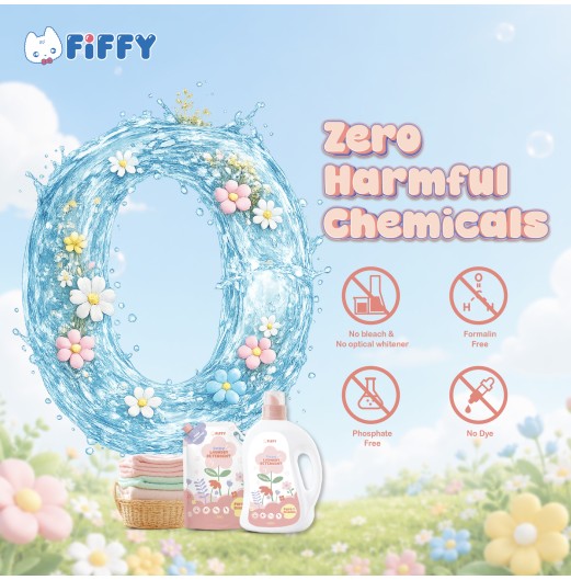 FIFFY BABY PURE BLOSSOM ENZYME LAUNDRY DETERGENT 1.6L REFILL (2558)