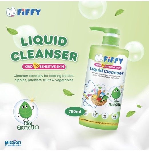 FIFFY LIQUID CLEANSER GREEN TEA 750ML (2538)