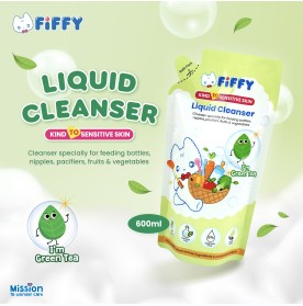 FIFFY BABY LIQUID CLEANSER REFILL PACK GREEN TEA FLAVOR (600ML) PENCUCI CECAIR (2539)