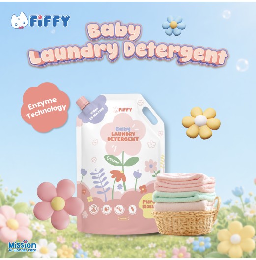 FIFFY BABY PURE BLOSSOM ENZYME LAUNDRY DETERGENT 1.6L REFILL (2558) FIFFY BABY PURE BLOSSOM ENZYME LAUNDRY DETERGENT 1.6L REFILL (2558)