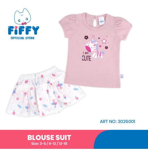 FIFFY I AM CUTE BLOUSE SUIT BAJU BAYI (3026001)