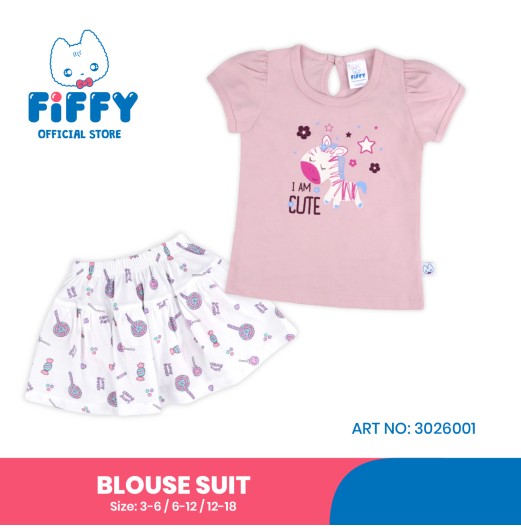 FIFFY I AM CUTE BLOUSE SUIT BAJU BAYI (3026001)