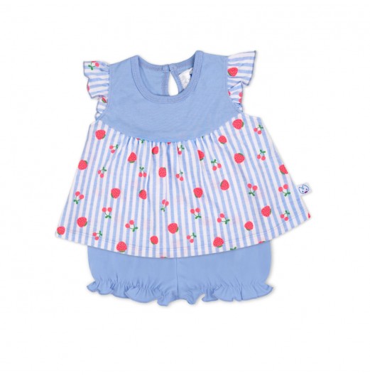 FIFFY BERRY BLOOM BAJU BAYI BLOUSE SUIT (3125207)