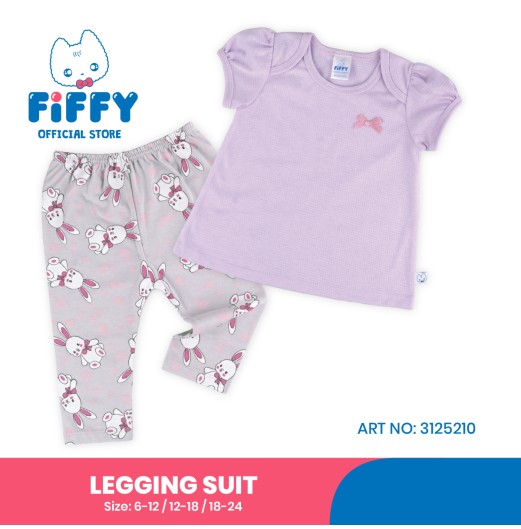 FIFFY BUNNY BOW LEGGING SUIT BAJU BAYI (3125210) FIFFY BUNNY BOW LEGGING SUIT BAJU BAYI (3125210)
