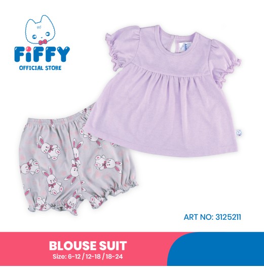 FIFFY BUNNY BOW BLOUSE SUIT BAJU BAYI (3125211)