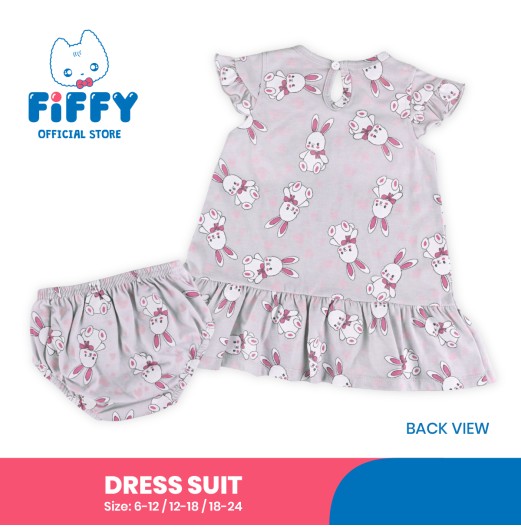 FIFFY BUNNY BOW DRESS SUIT BAJU BAYI (3125212)