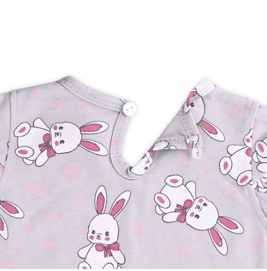 FIFFY BUNNY BOW DRESS SUIT BAJU BAYI (3125212)