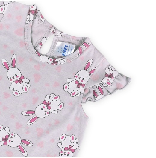 FIFFY BUNNY BOW DRESS SUIT BAJU BAYI (3125212)