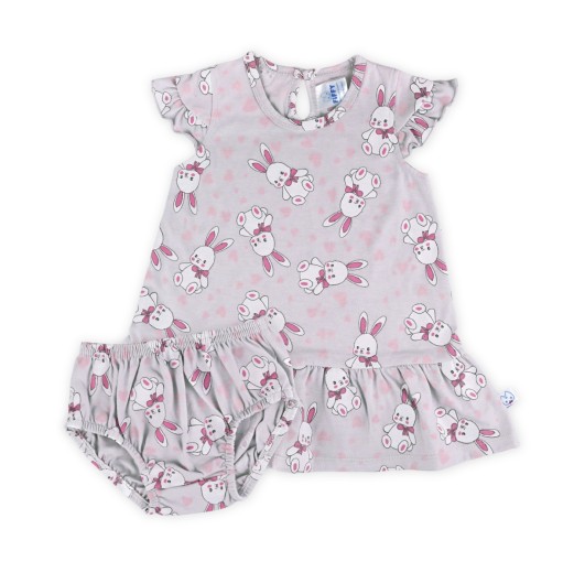 FIFFY BUNNY BOW DRESS SUIT BAJU BAYI (3125212)