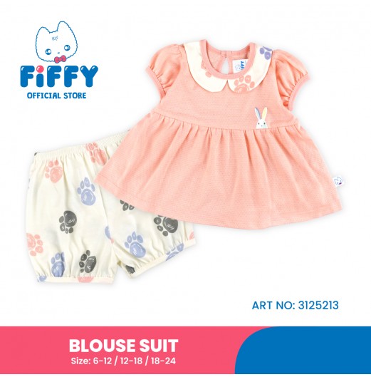 FIFFY SWEET BUNNY BAJU BAYI BLOUSE SUIT (3125213)