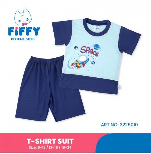 FIFFY SPACE FUN BAJU BAYI T-SHIRT SUIT (3225010)