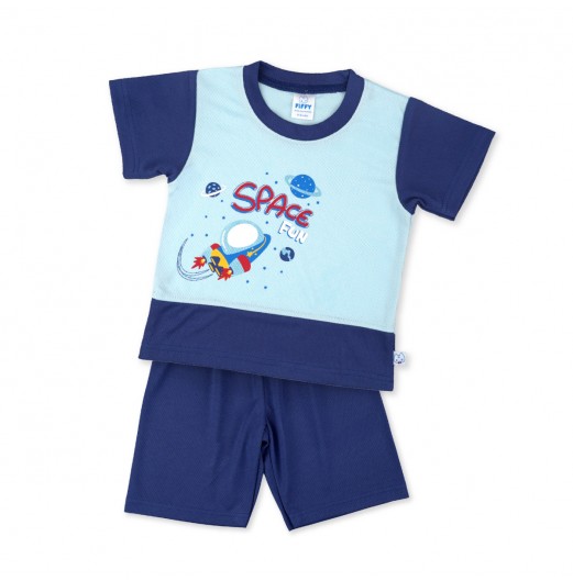 FIFFY SPACE FUN BAJU BAYI T-SHIRT SUIT (3225010)