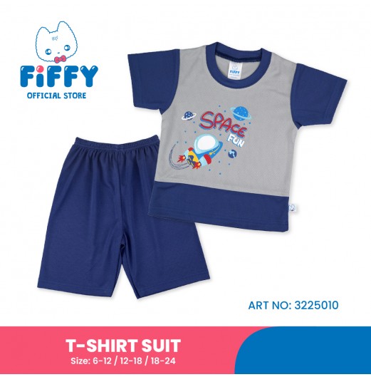 FIFFY SPACE FUN BAJU BAYI T-SHIRT SUIT (3225010)