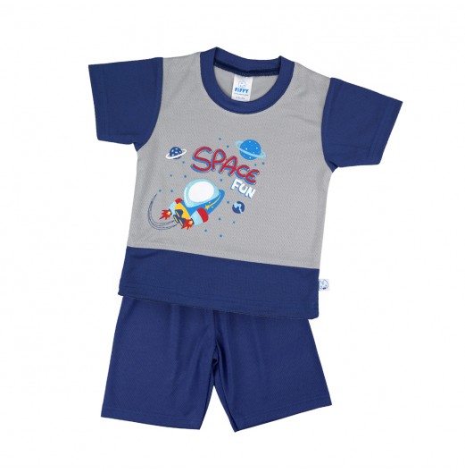 FIFFY SPACE FUN BAJU BAYI T-SHIRT SUIT (3225010)