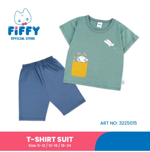 FIFFY POCKET PILOT T-SHIRT SUIT BAJU BAYI (3225015)