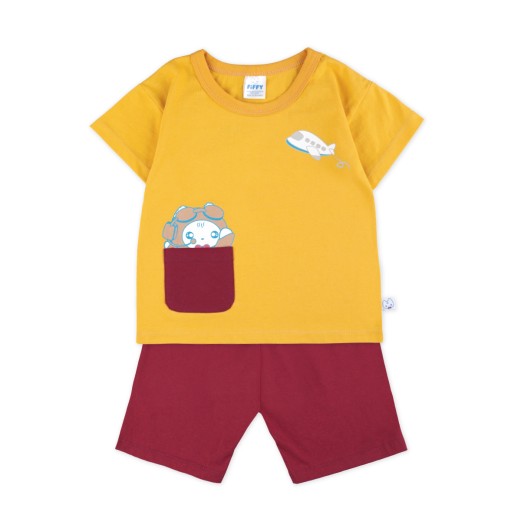 FIFFY POCKET PILOT T-SHIRT SUIT BAJU BAYI (3225015)