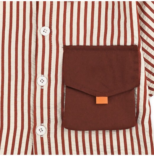 FIFFY STRIPES SHORT SLEEVE BOY SHIRT SUIT BAJU BAYI (3225827)