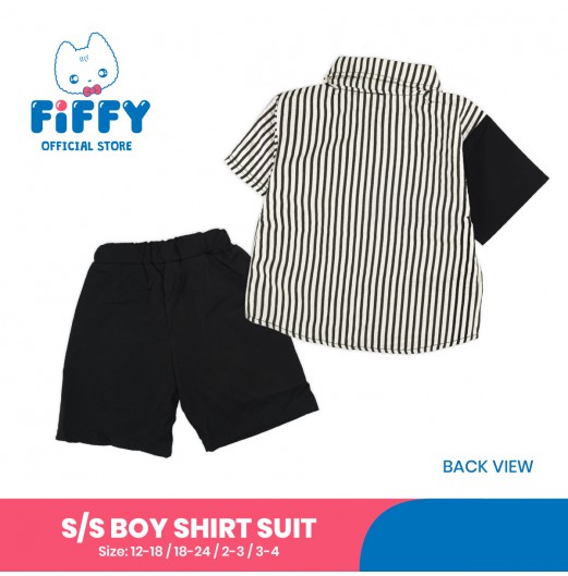 FIFFY BEST POCKET SHORT SLEEVE BOY SHIRT SUIT BAJU BAYI (3225828)