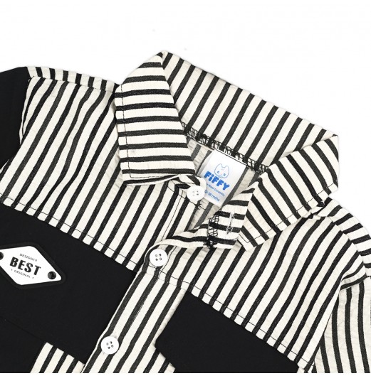 FIFFY BEST POCKET SHORT SLEEVE BOY SHIRT SUIT BAJU BAYI (3225828)