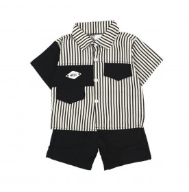 FIFFY BEST POCKET SHORT SLEEVE BOY SHIRT SUIT BAJU BAYI (3225828)