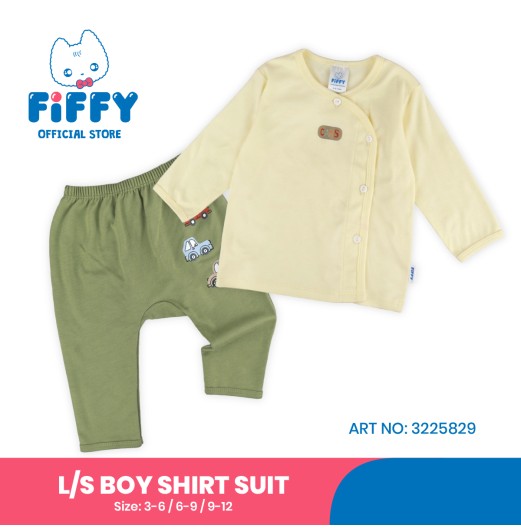 FIFFY CARS LONG SLEEVE BOY SHIRT SUIT BAJU BAYI (3225829) FIFFY CARS LONG SLEEVE BOY SHIRT SUIT BAJU BAYI (3225829)