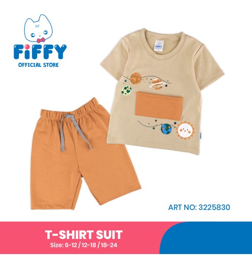 FIFFY COSMIC PLANET T-SHIRT SUIT BAJU BAYI (3225830)