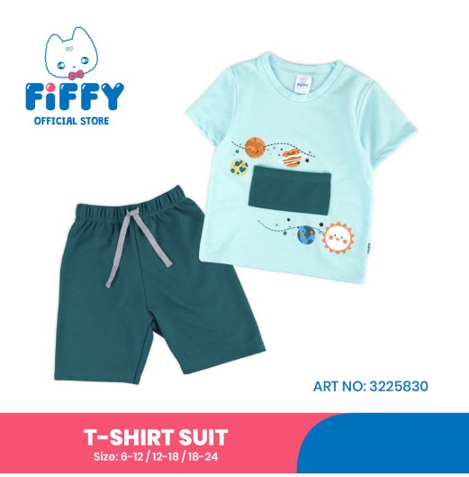 FIFFY COSMIC PLANET T-SHIRT SUIT BAJU BAYI (3225830)