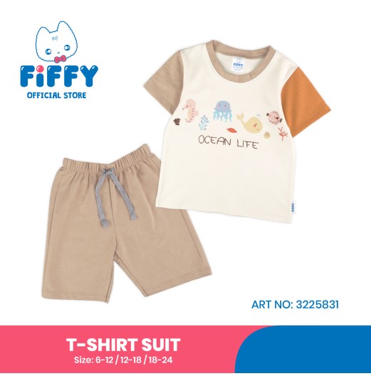 FIFFY OCEAN LIFE T-SHIRT SUIT BAJU BAYI (3225831)
