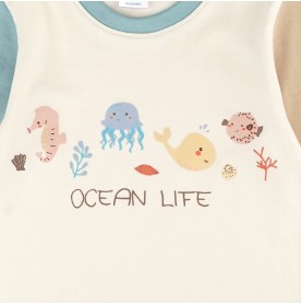 FIFFY OCEAN LIFE T-SHIRT SUIT BAJU BAYI (3225831)