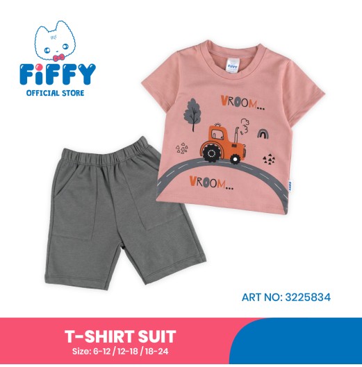 FIFFY VROOM VROOM T-SHIRT SUIT BAJU BAYI (3225834)