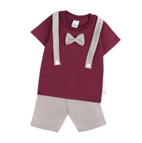 FIFFY SUSPENDER SHORT SLEEVE BOY SHIRT SUIT BAJU BAYI (3225836)