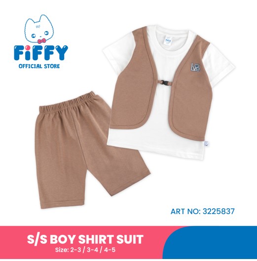 FIFFY COOL SHORT SLEEVE BOY SHIRT SUIT BAJU BAYI (3225837)