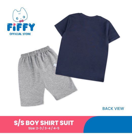 FIFFY COOL SHORT SLEEVE BOY SHIRT SUIT BAJU BAYI (3225837)