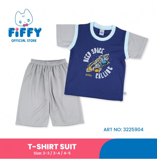 FIFFY DEEP SPACE CALLING BAJU BAYI T-SHIRT SUIT (3225904)