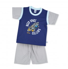 FIFFY DEEP SPACE CALLING BAJU BAYI T-SHIRT SUIT (3225904)