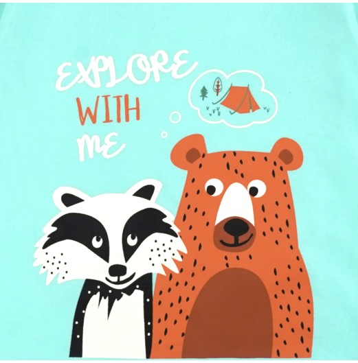 FIFFY EXPLORE WITH ME T-SHIRT SUIT BAJU BAYI (3226002)