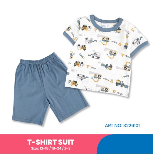 FIFFY BUSY TRAFFIC T-SHIRT SUIT BAJU BAYI (3226101) FIFFY BUSY TRAFFIC T-SHIRT SUIT BAJU BAYI (3226101)