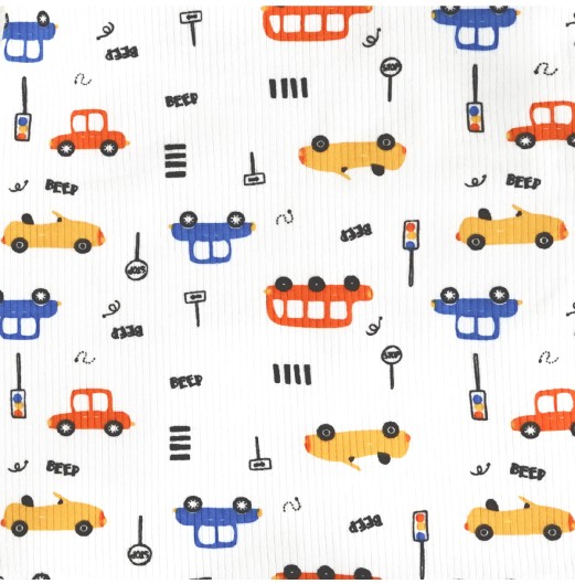 FIFFY BUSY TRAFFIC T-SHIRT SUIT BAJU BAYI (3226101) FIFFY BUSY TRAFFIC T-SHIRT SUIT BAJU BAYI (3226101)